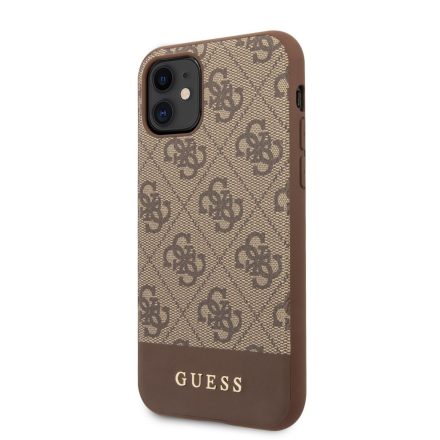 Apple iPhone 11/XR GUESS GUHCN61G4GLBR Hátlap - Barna