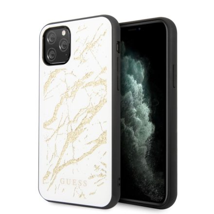 Apple iPhone 11 Pro GUESS GUHCN58MGGWH Hátlap - Fehér