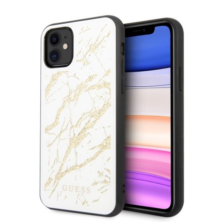 Apple iPhone 11 GUESS GUHCN65MGGWH Hátlap - Fehér
