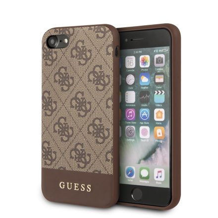 Apple iPhone 7/8/SE2 GUESS GUHCI8G4GLBR Hátlap - Barna