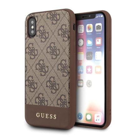 Apple iPhone X/XS GUESS HCPXG4GLBR Hátlap - Barna