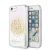 Apple iPhone 7/8/SE2 GUESS GUHCI8LGIRGP Liquid Glitter TPU Hátlap - Rózsaszín