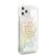 Apple iPhone 11 Pro Max GUESS GUHCN65LGIRGP Liquid Glitter TPU Hátlap - Rózsaszín