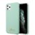 Apple iPhone 11 Pro GUESS GUHCN58LSLMGGR Liquid Silicon Hátlap - Menta