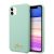 Apple iPhone 11 GUESS GUHCN61LSLMGGR Liquid Silicon Hátlap - Menta