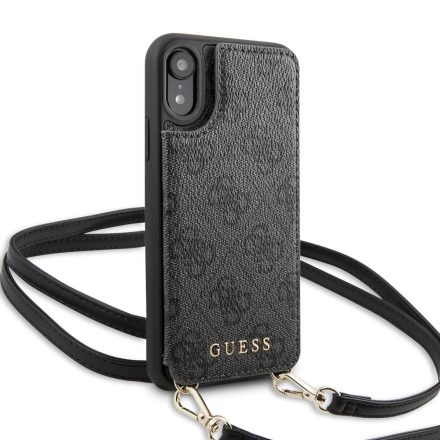 Apple iPhone XR GUESS GUHCI61CB4GG Hátlap - Szürke