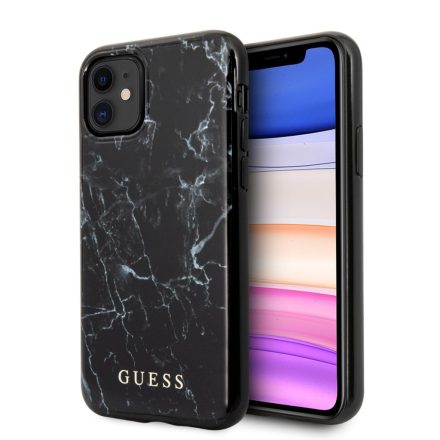 Apple iPhone 11 GUESS GUHCN61PCUMAB Hátlap - Fekete