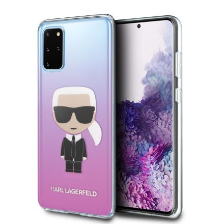 Samsung S20 Plus KARL LAGERFELD KLHCS67TRDFKPI TPU Hátlap - Rózsaszín