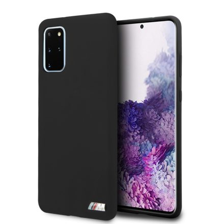 Samsung S20 Plus BMW BMHCS67MSILBK Liquid Silicon Hátlap - Fekete