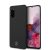 Samsung S20 Mercedes MEHCS62SILSB Liquid Silicon Hátlap - Fekete