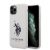 Apple iPhone 11 Pro Max U.S.Polo USHCN65SLHRWH Liquid Silicon Hátlap - Fehér