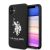 Apple iPhone 11 U.S.Polo USHCN61SLHRBK Liquid Silicon Hátlap - Fekete