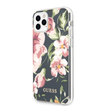 Apple iPhone 11 Pro GUESS GUHCN58IMLFL03 TPU Hátlap - Flower 3