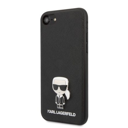 Apple iPhone 7/8/SE2 KARL LAGERFELD  KLHCI8IKFBMBK Hátlap - Fekete
