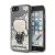 Apple iPhone 7/8/SE2 KARL LAGERFELD KLHCI8GLGIRKL Liquid Glitter TPU Hátlap - Átlátszó