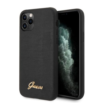 Apple iPhone 11 Pro GUESS GUHCN58PCUMLLIBK Hátlap - Fekete