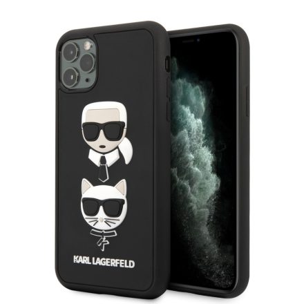 Apple iPhone 11 Pro KARL LAGERFELD KLHCN58IK3DKC Hátlap - Fekete