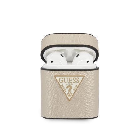 Apple Airpods 1/2 GUESS GUACA2VSATMLLG Tartó - Bézs