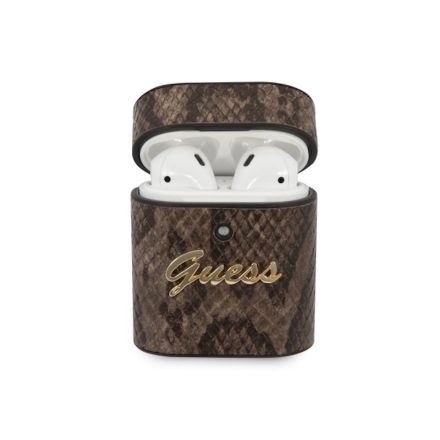 Apple Airpods 1/2 GUESS GUACA2PUSNSMLBR Tartó - Barna