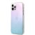 Apple iPhone 12 Pro Max GUESS GUHCP12L3D4GGBP Hátlap - Rózsaszín / Világoskék