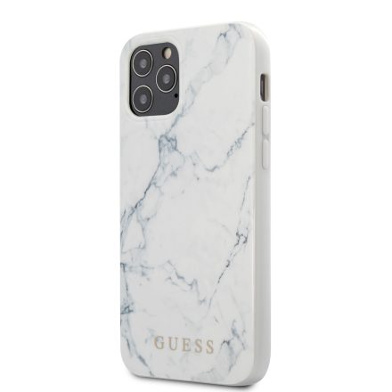 Apple iPhone 12 Pro Max GUESS GUHCP12LPCUMAWH Hátlap - Fehér