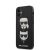 Apple iPhone 12 Mini KARL LAGERFELD KLHCP12SSAKICKCBK Hátlap - Fekete