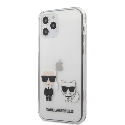 Apple iPhone 12 Pro Max KARL LAGERFELD KLHCP12LCKTR TPU Hátlap - Átlátszó