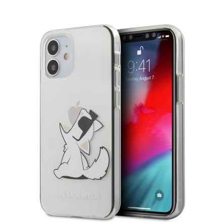 Apple iPhone 12 Mini KARL LAGERFELD KLHCP12SCFNRC TPU Hátlap - Átlátszó