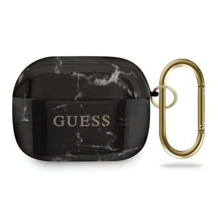 Apple Airpods Pro GUESS GUACAPTPUMABK TPU Tartó - Fekete