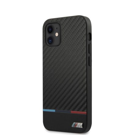 Apple iPhone 12 Mini BMW BMHCP12SPUCARTCBK Hátlap - Fekete