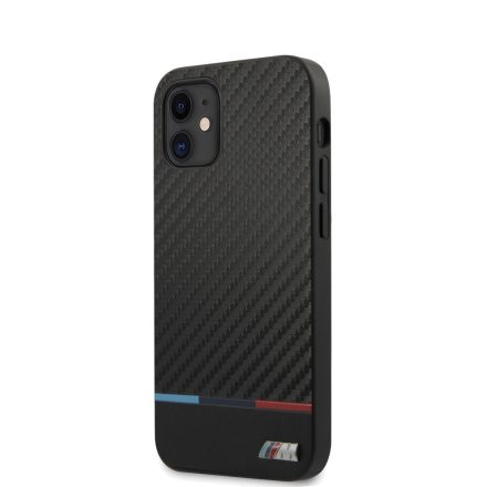 Apple iPhone 12/12 Pro BMW BMHCP12MPUCARTCBK Hátlap - Fekete