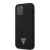 Apple iPhone 12 Pro Max GUESS GUHCP12LLSTMBK Liquid Silicon Hátlap - Fekete