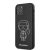 Apple iPhone 12 Pro Max KARL LAGERFELD KLHCP12LPCUIKWH Hátlap - Fekete