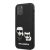 Apple iPhone 12 Pro Max KARL LAGERFELD KLHCP12LSAKICKCBK Hátlap - Fekete