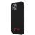 Apple iPhone 12/12 Pro GUESS GUHCP12M40SILBK Liquid Silicon Hátlap - Fekete