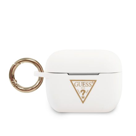 Apple Airpods Pro GUESS GUACAPLSTLWH Liquid Silicon Tartó - Fehér