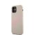 Apple iPhone 12 Mini GUESS GUHCP12SLSVSGP Liquid Silicon Hátlap - Világosszürke