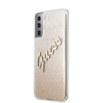 Samsung S21 Plus GUESS GUHCS21LPCUGLSGO Hátlap - Arany