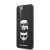 Samsung S21 Plus KARL LAGERFELD KLHCS21MSAKICKCBK Hátlap - Fekete