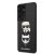 Samsung S21 Ultra KARL LAGERFELD KLHCS21LSAKICKCBK Hátlap - Fekete