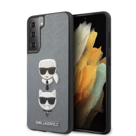 Samsung S21 Plus Karl Lagerfeld Hátlap - Ezüst