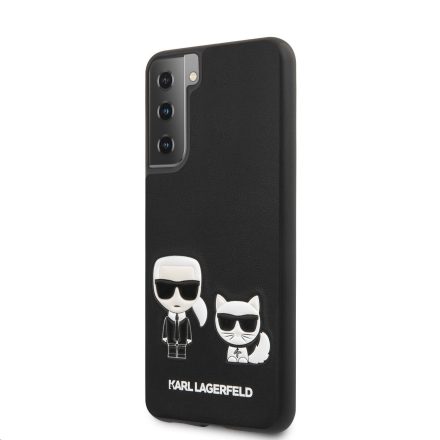 Samsung S21 KARL LAGERFELD KLHCS21SPCUSKCBK Hátlap - Fekete