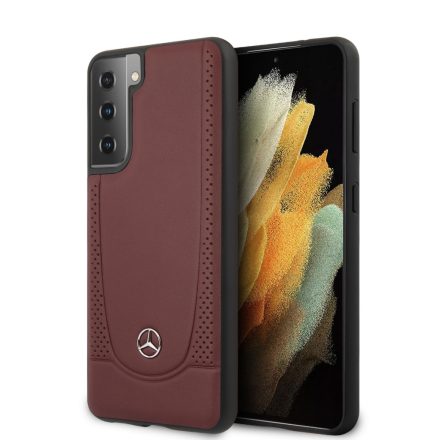 Samsung S21 Mercedes BMHCS21SARMRE Liquid Silicon Hátlap - Bordó
