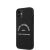 Apple iPhone 12 Mini KARL LAGERFELD KLHCP12SSLSGRBK Liquid Silicon Hátlap - Fekete