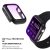 Apple iWatch 1/2/3 38mm Lito S+ Anti-Blue Üveg Előlap - Carbon