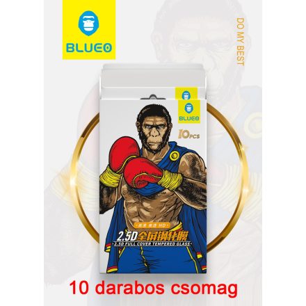 Xiaomi Redmi Note 8T Blueo Lite 2.5D 10 Darabos Full Üvegfólia - Fekete