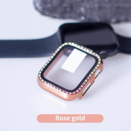 iWatch 7/8/9 41mm Lito S+ Köves Üveg Előlap - Rose Gold