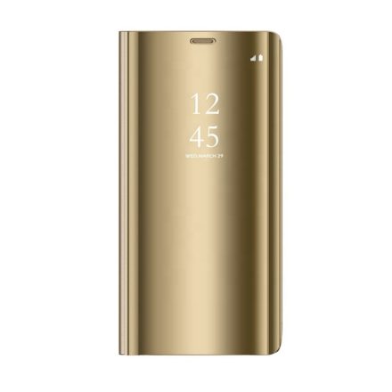 Samsung S20 Ultra Smart Clear View Könyvtok - Arany