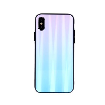 Xiaomi Redmi Note 9 Aurora Üveghátlap - Világoskék-Rózsaszín