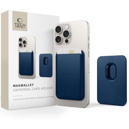Tech-Protect Magsafe Kártyatartó Wallet - Kék